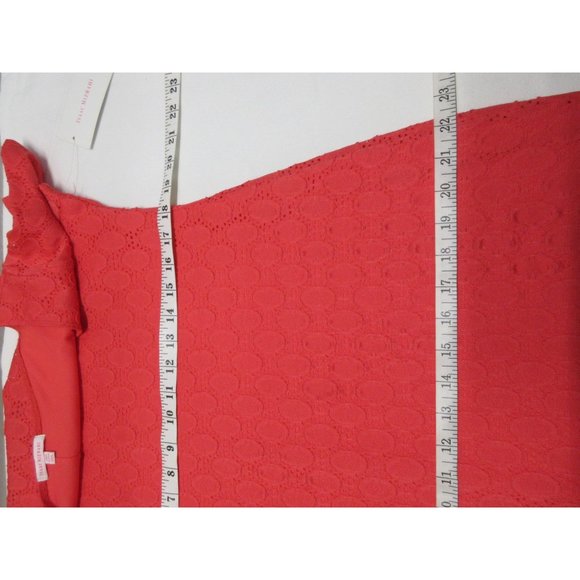 Isaac‎ Mizrahi cap sleeve eyelet lace overlay dress READ - Picture 11 of 12